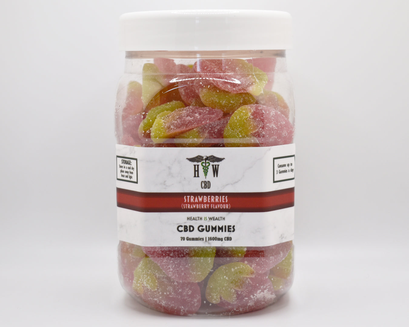 CBD Gummy Strawberries