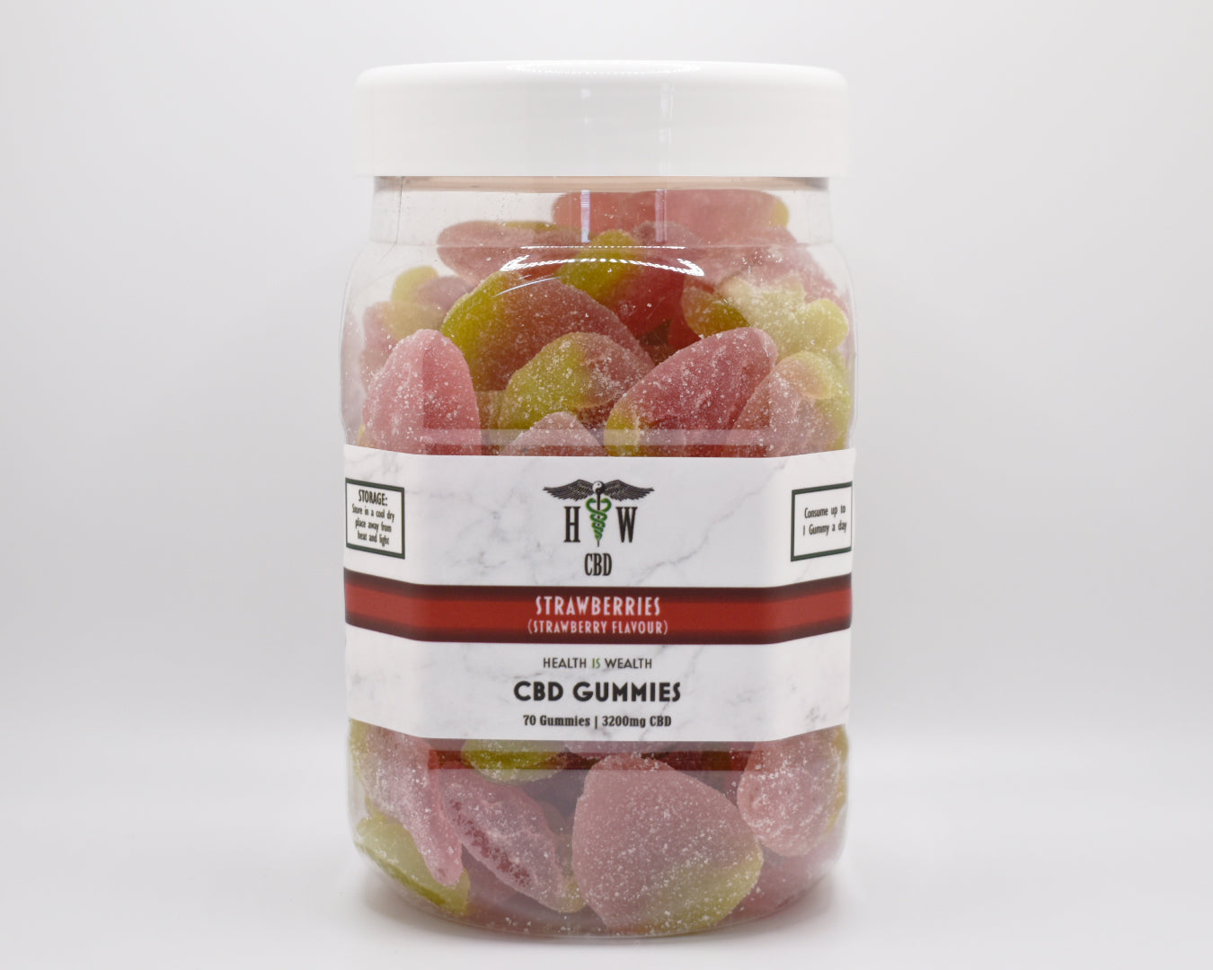 CBD Gummy Strawberries