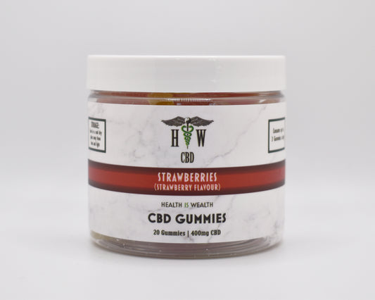 CBD Gummy Strawberries