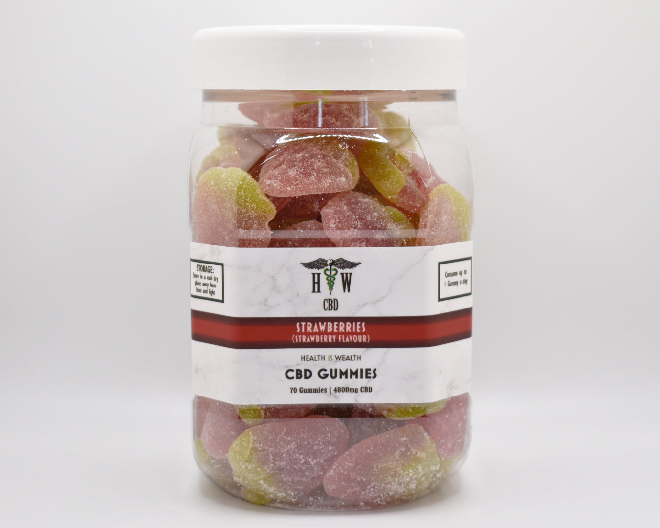 CBD Gummy Strawberries